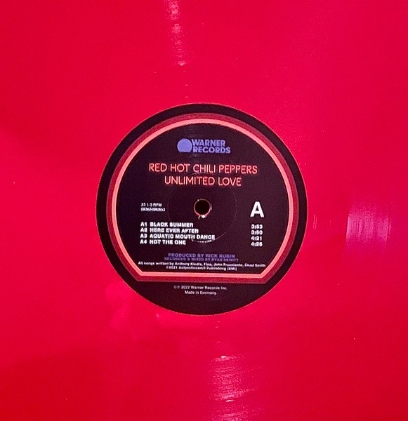 Disco de Vinil - Red Hot Chili Peppers - Unlimited Love - LP Duplo