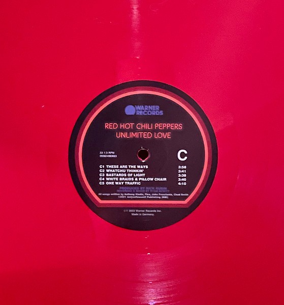 Disco de Vinil - Red Hot Chili Peppers - Unlimited Love - LP Duplo