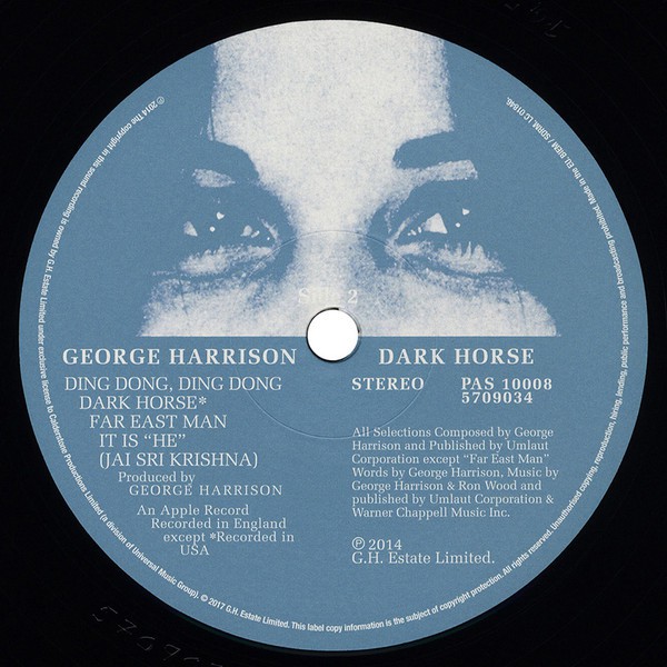 Disco de Vinil - George Harrison – Dark Horse - LP Preto, 12
