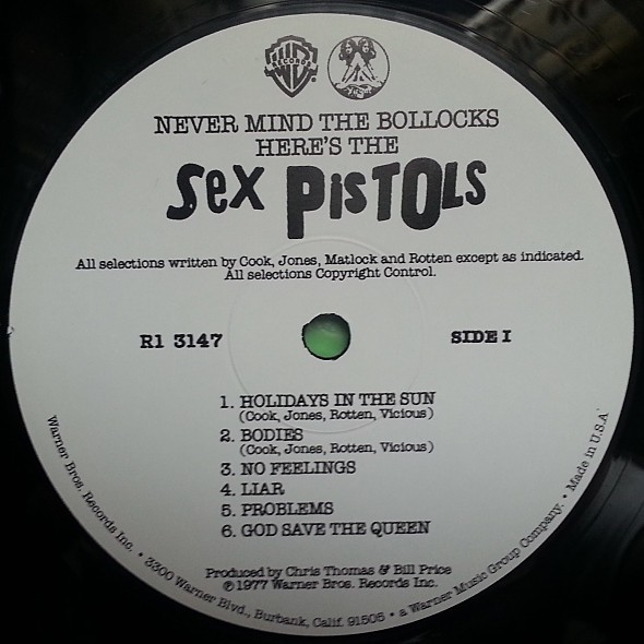 洋楽 LP SEX PISTOLS NEVER MIND THE BOLLOCKS Sex Pistols - Never Mind the Bollocks Here's the Sex Pistols