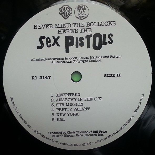 Disco de Vinil - Sex Pistols - Never Mind The Bullocks - LP Preto