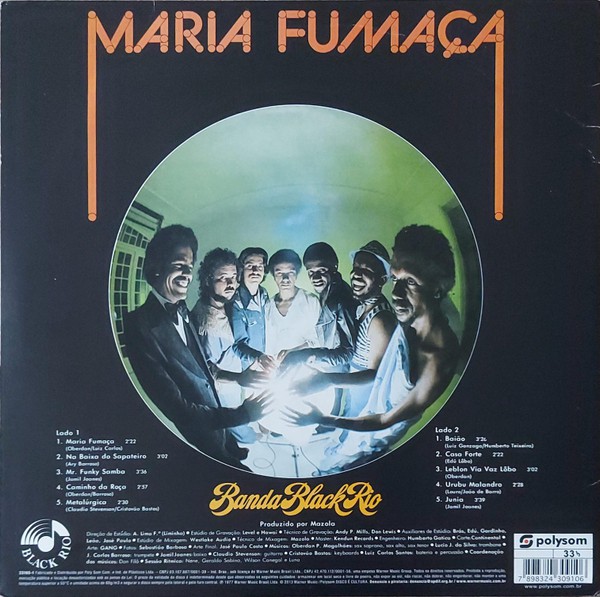 Disco de Vinil Novo - Banda Black Rio - Maria Fumaça - LP 12