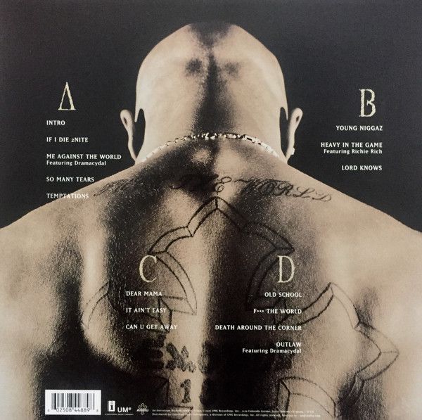 Disco de Vinil - 2Pac – Me Against The World - LP Duplo Preto