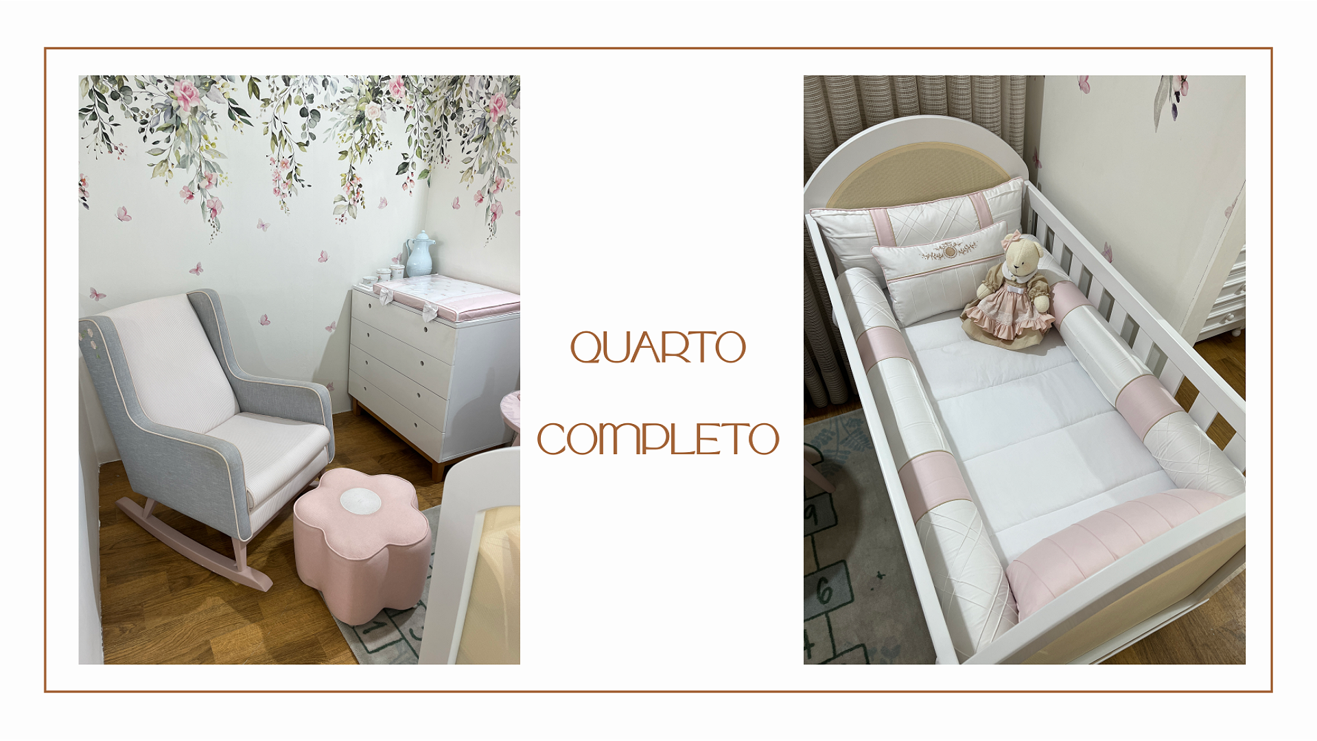Papel de Parede Infatil Xadrez Aquarela Rosa Seco - Provence Home & Baby -  Móveis, decoração, enxoval e utilidades.