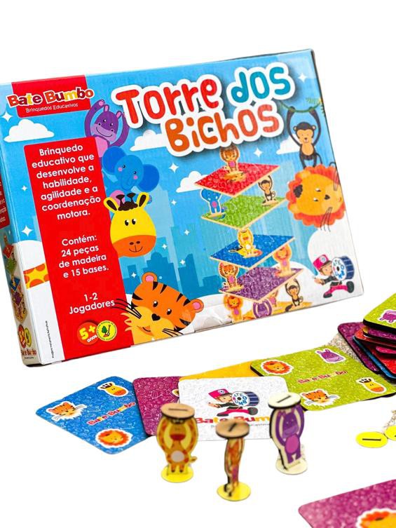 Jogo da Memória Animais - Bate Bumbo - Ludolica