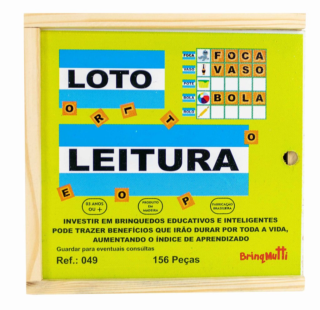 Loto das Letras – Jogo educativo que auxilia na alfabetização