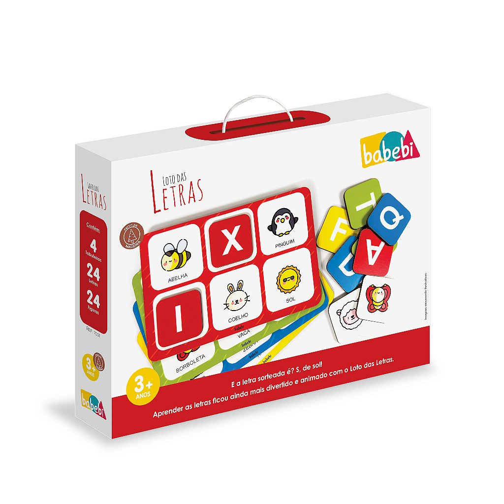 Loto das Letras – Jogo educativo que auxilia na alfabetização