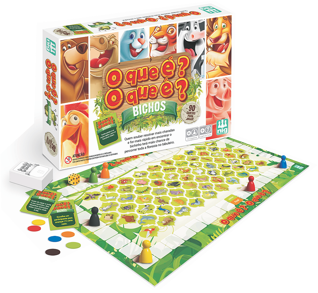 Jogo Educativo Opostos (+ 4 anos) NIG Brinquedos - Jogos