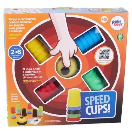 Ideiaria  Jogo de Cartas Speed Cups - Papergames