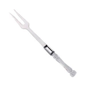 GARFO PARA CHURRASCO AÇO INOX E CABO BAMBU 38 CM - LYOR - LYOR