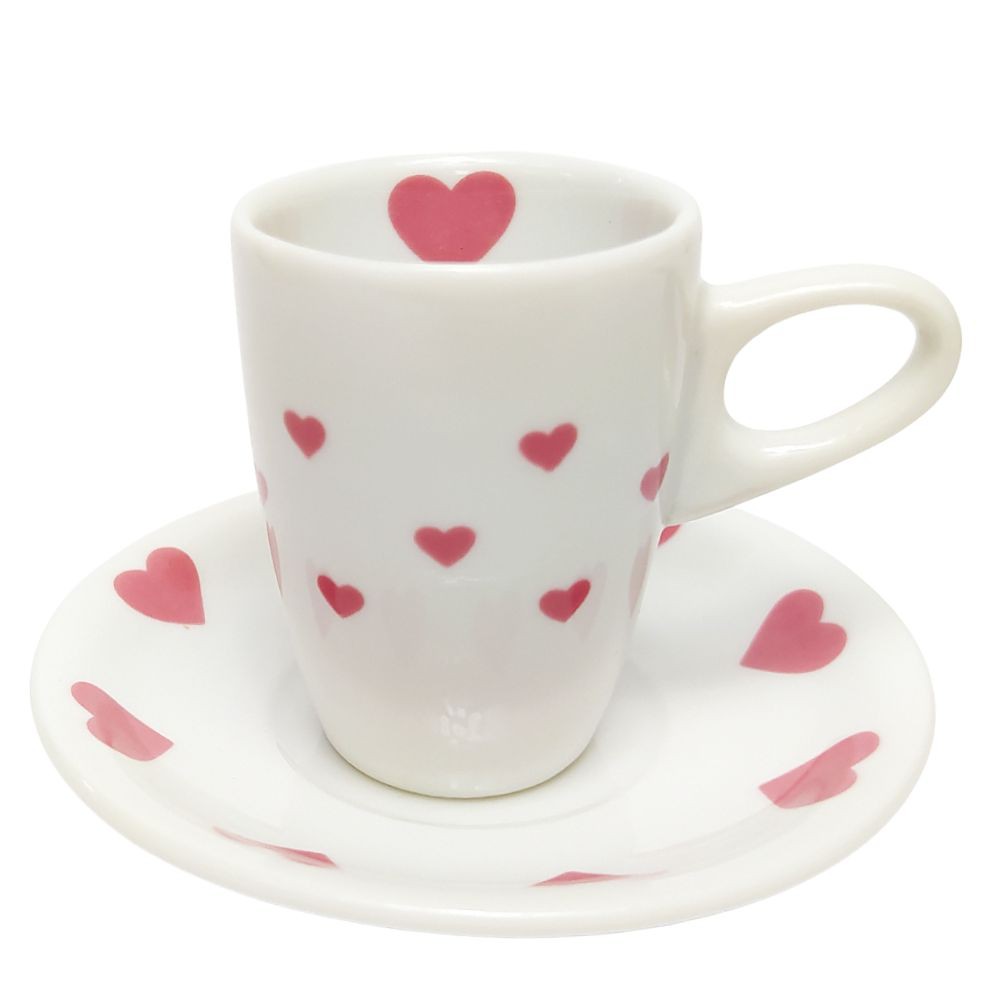 Jogo de Xícaras de Porcelana Para Café Cup Cake - Donna Coisinha Decor