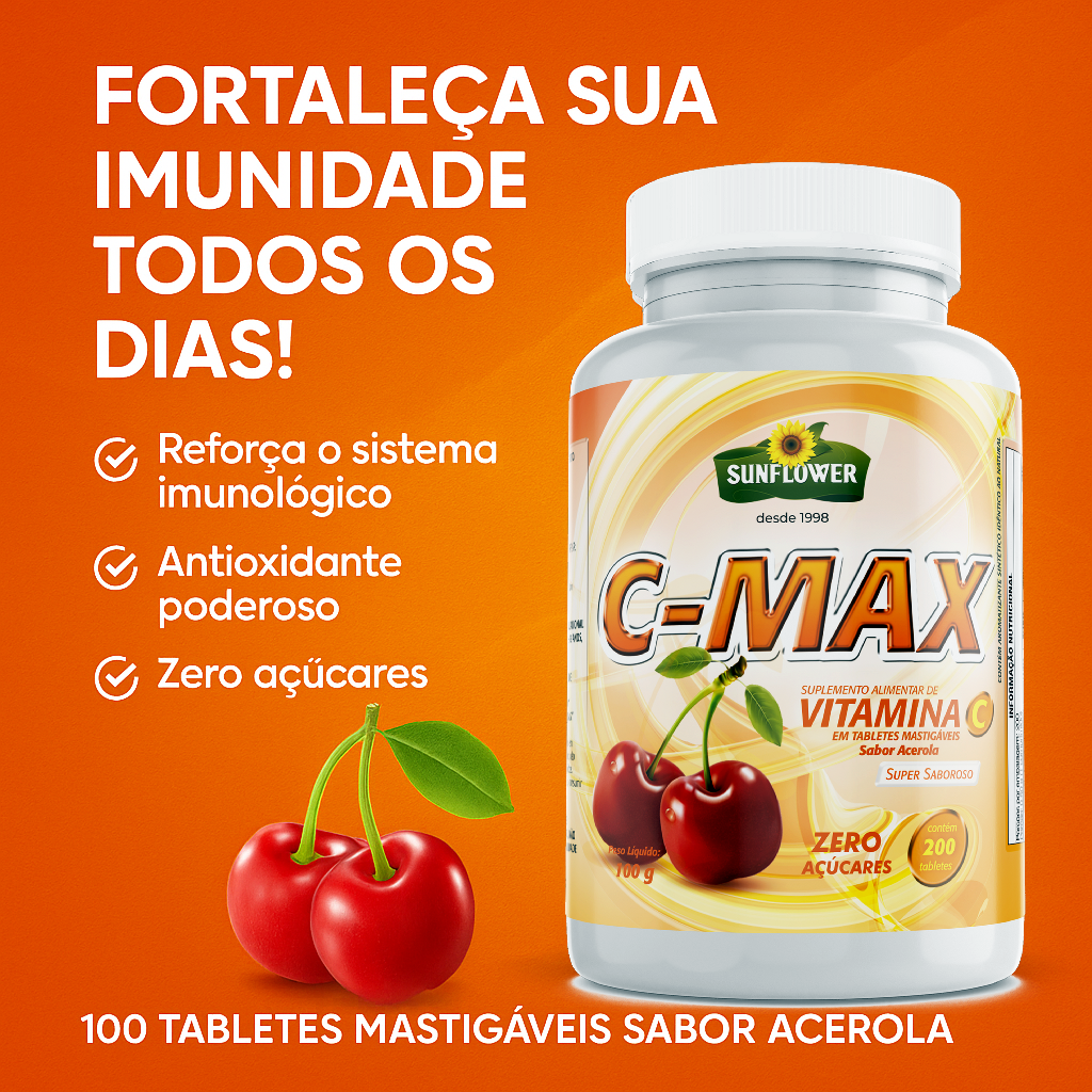 C-MAX Vitamina C Tabletes