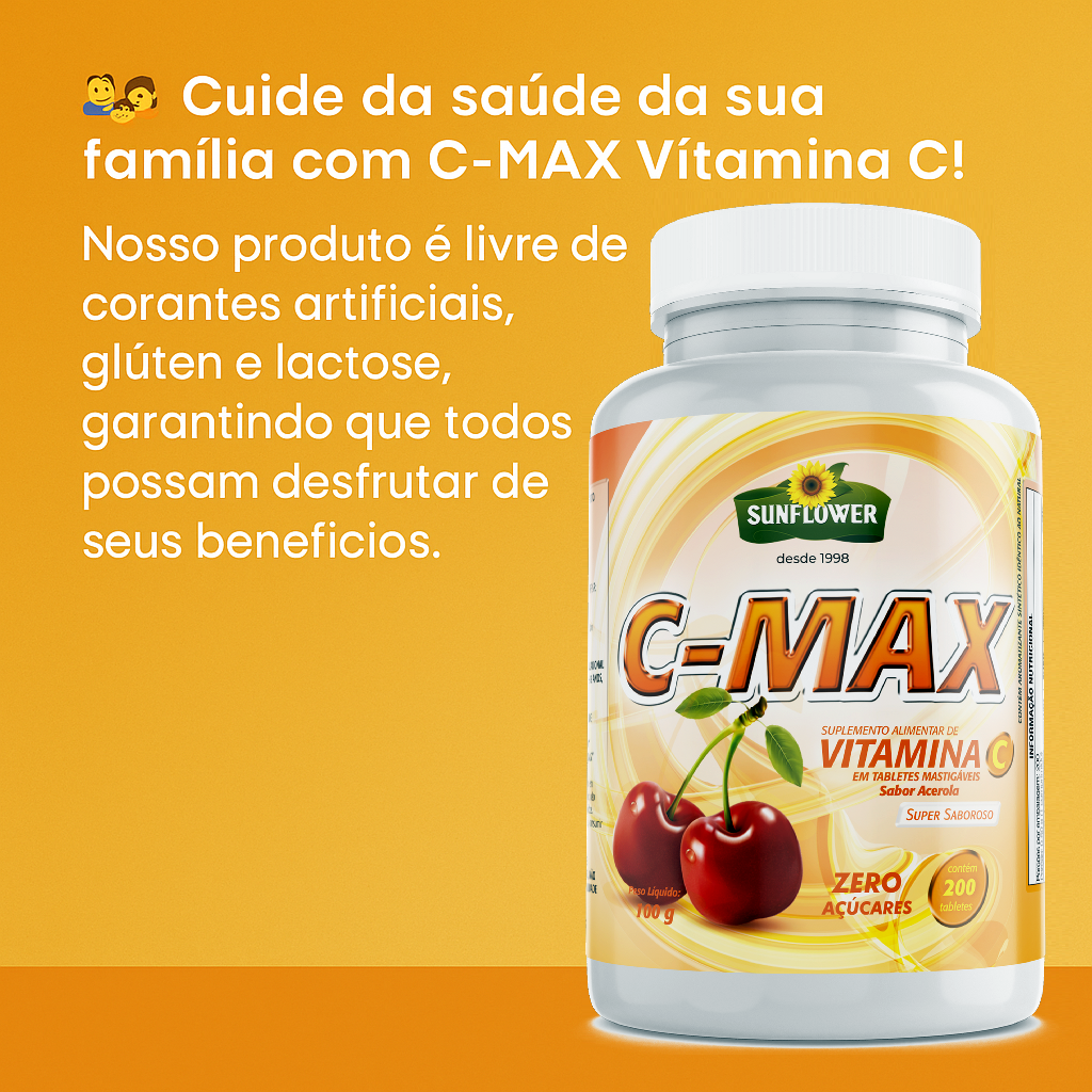 C-MAX Vitamina C Tabletes
