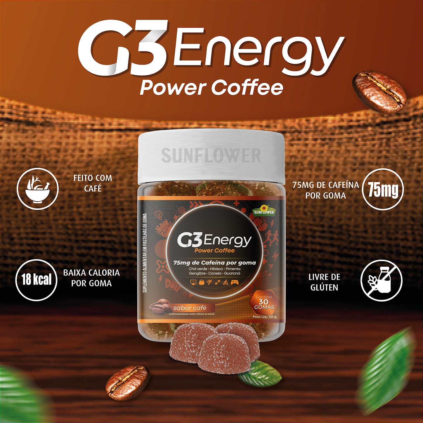 G3 Power Coffee Sunflower
