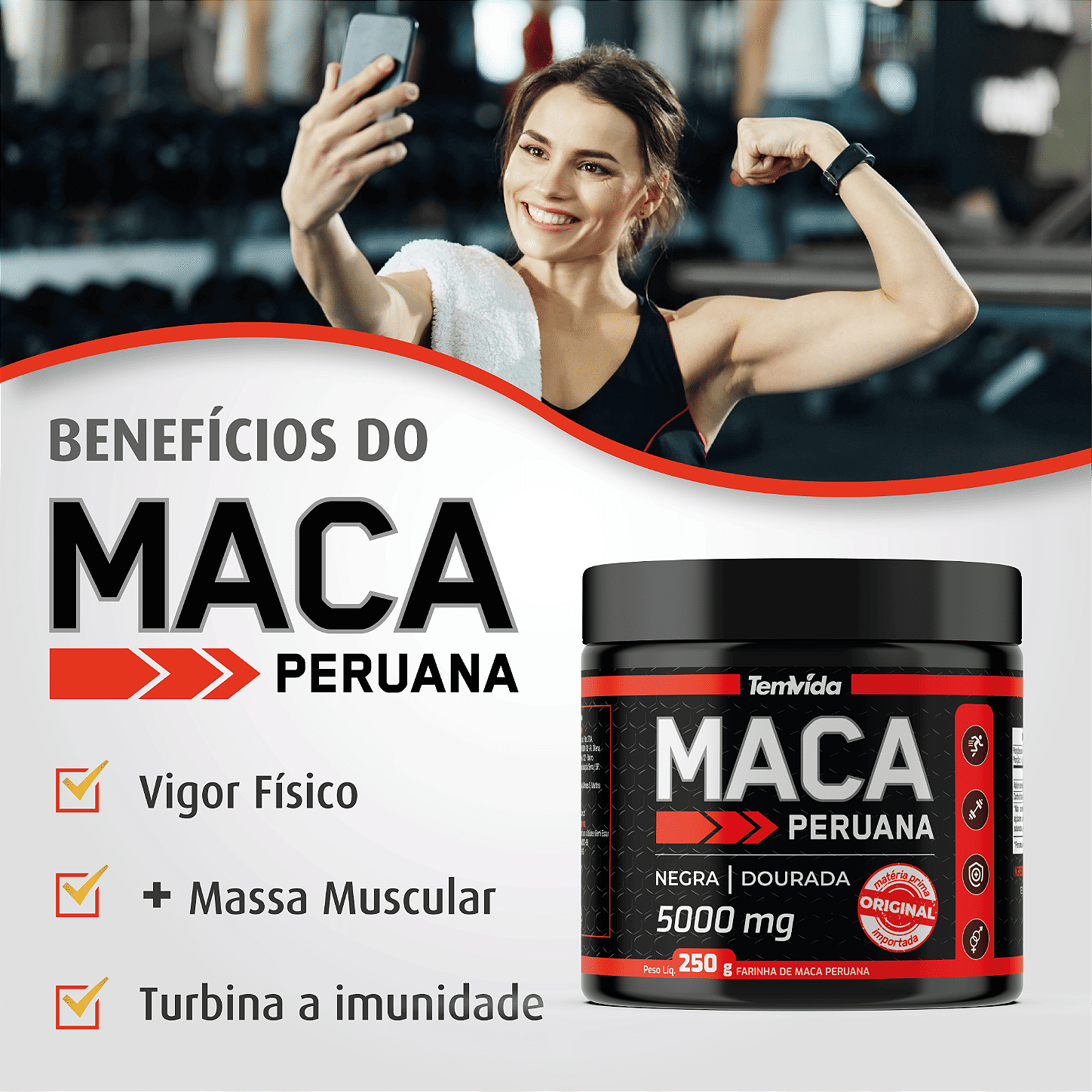 Maca Peruana embalagem