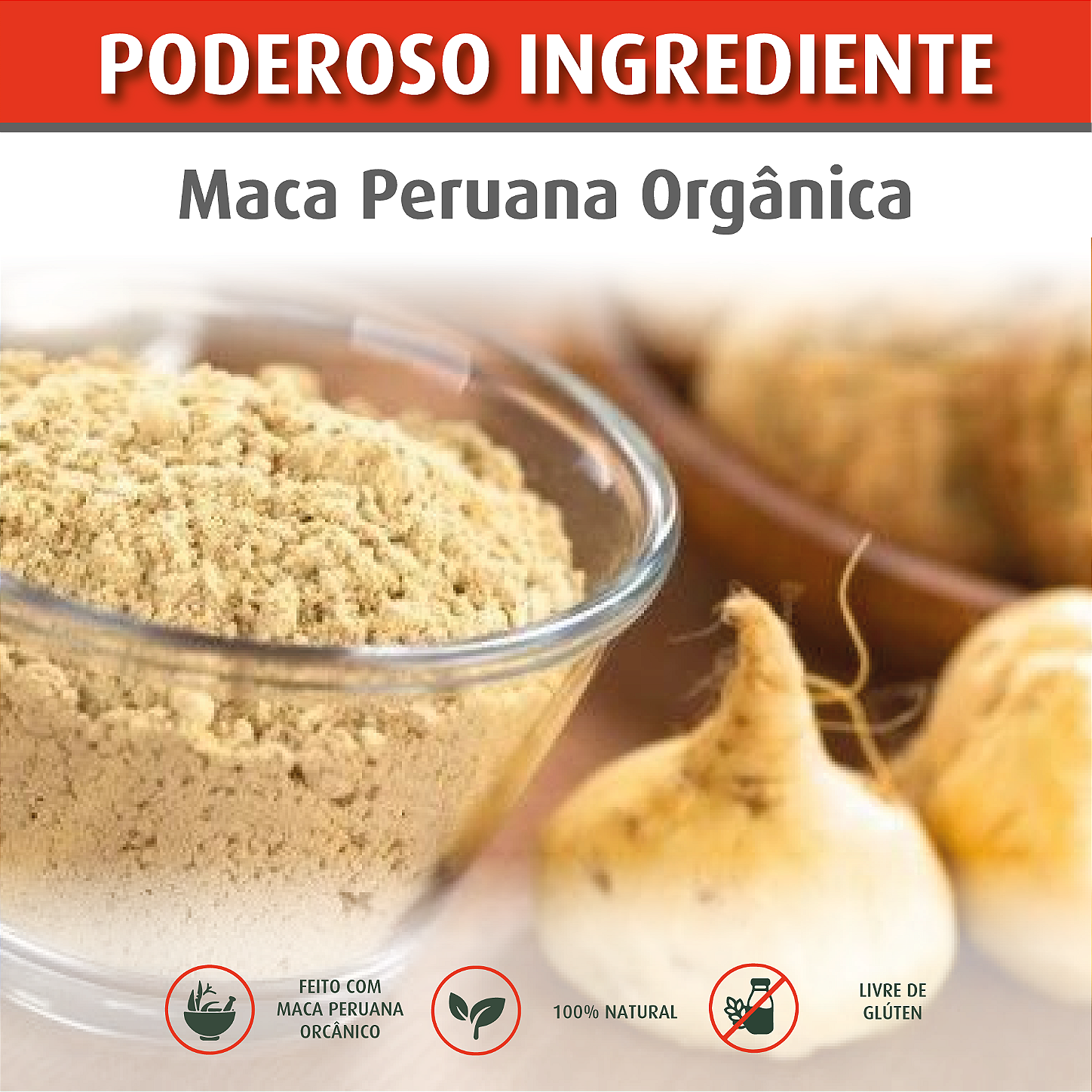 Maca Peruana pote preto