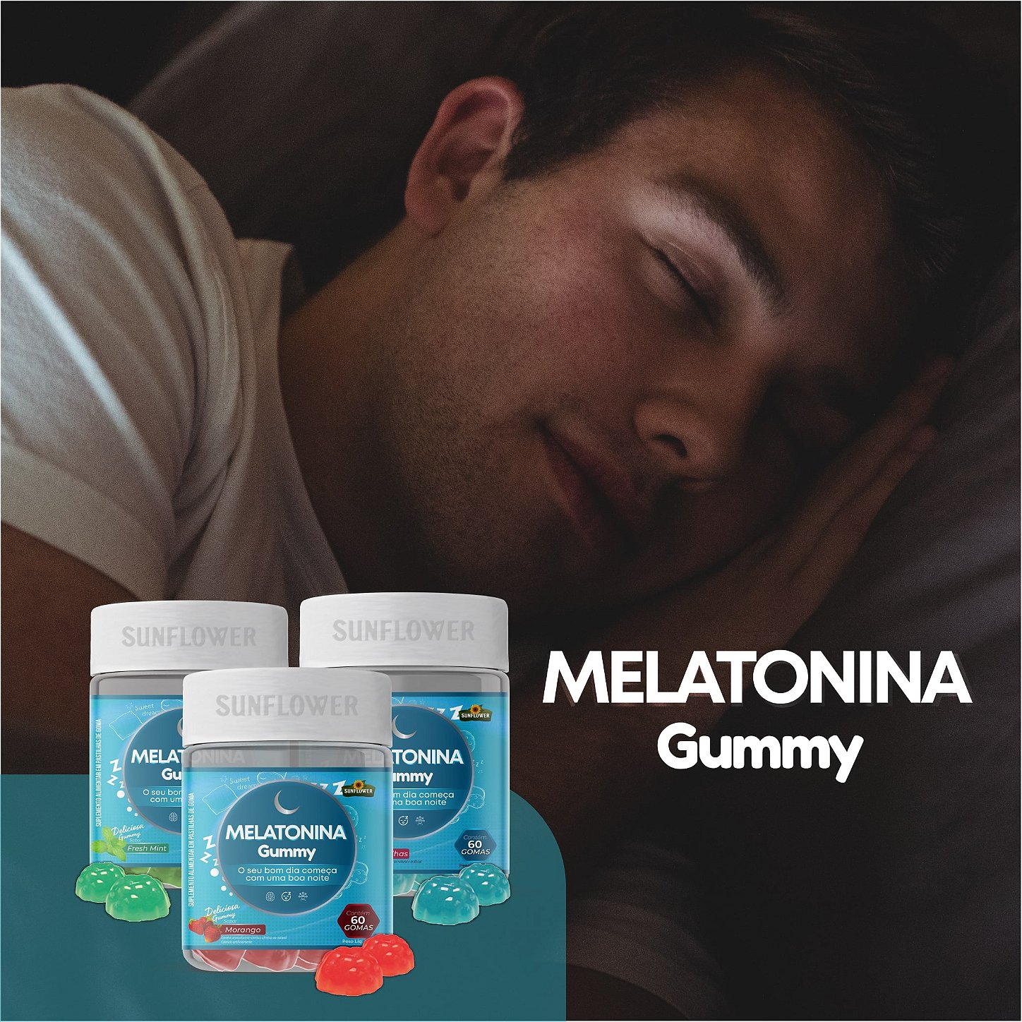 Melatonina Gummy Frutas Vermelhas