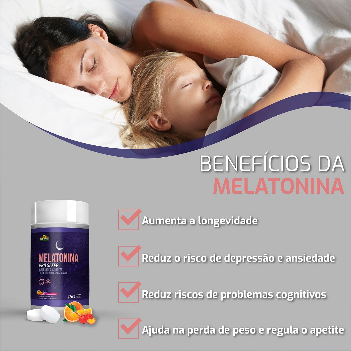 Mockup Frontal - Melatonina Pro Sleep