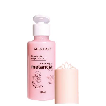 Hidratante Corpo e Rosto Acerola com Melancia - Miss Lary - Imagine Tudo  Isso