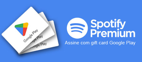 Assinar Spotify com Google Play