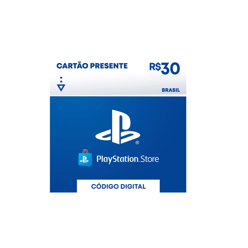 Gift Card Playstation Store Brasil 30 reais Gift Card Online