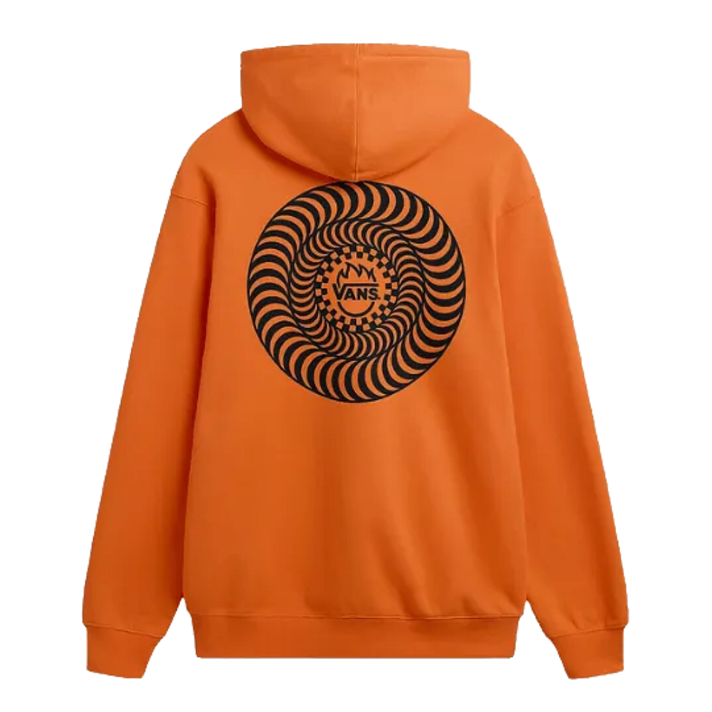 VANS SPITFIRE WHEELS フーディ M オレンジ Moletom Vans x Spitfire Wheels - Street Wear Company