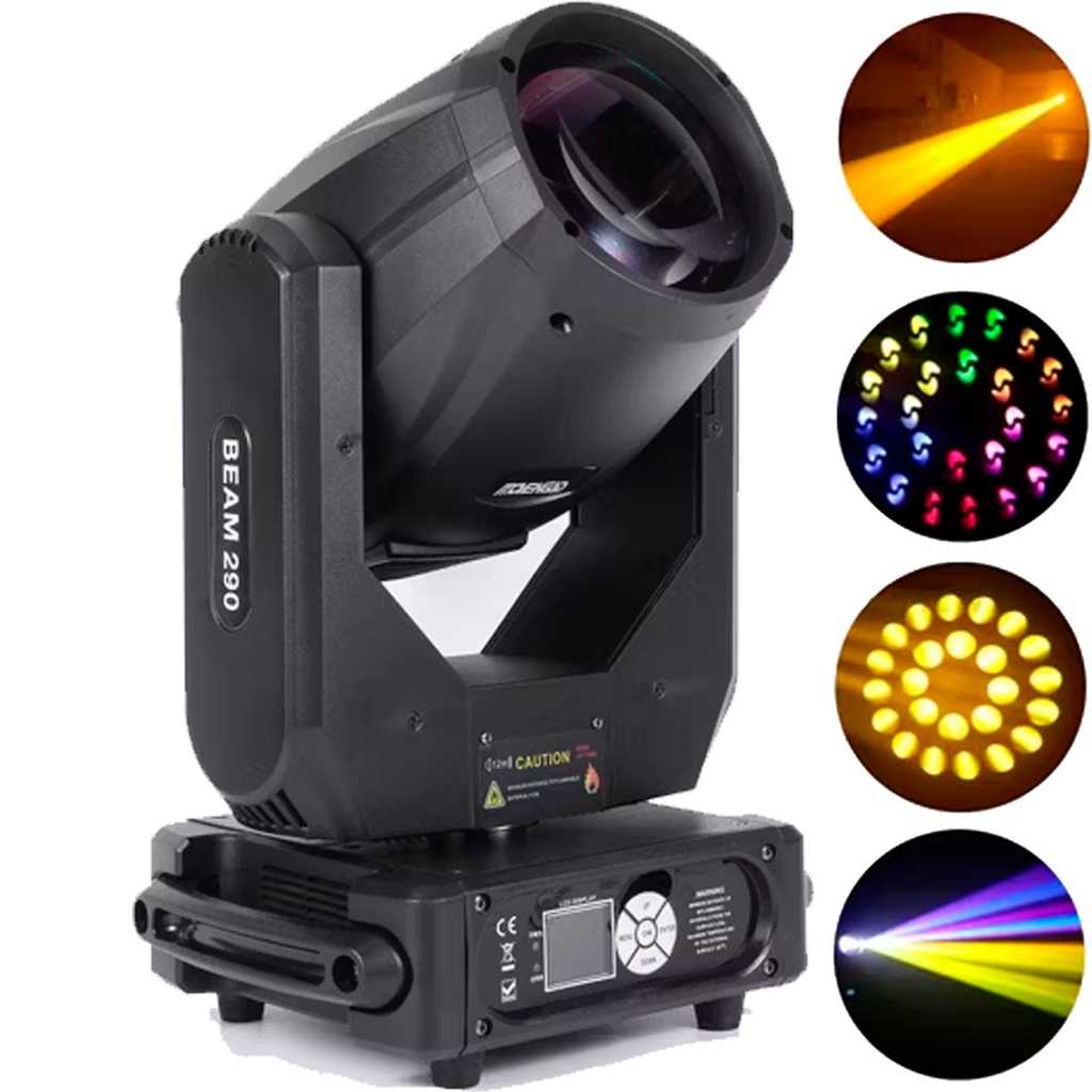 Moving Head Beam 295w 14r Dmx512 Dj + Case Transporte - ARCO ÍRIS LED