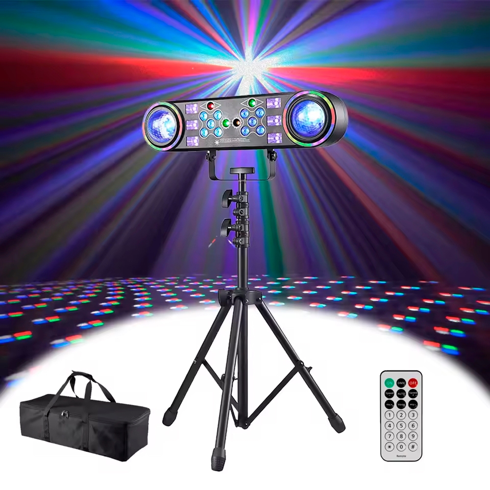DJ機材 traxon ML-1090 MOOD LIGHT Power Supply Mini Moving Head 80w Stand Magic Light + Tripé - 81941 - ARCO ÍRIS LED