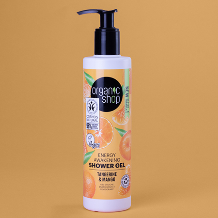 Foto do Produto Shower Gel Sabonete Líquido Corporal - Tangerina e Manga Organic Shop