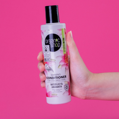 Foto do Produto Condicionador para Cabelo Colorido Vegano - Amaranto e Lírios D'água Organic Shop