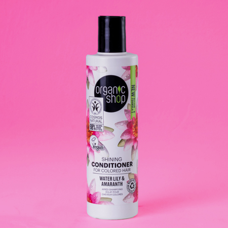 Foto do Produto Condicionador para Cabelo Colorido Vegano - Amaranto e Lírios D'água Organic Shop