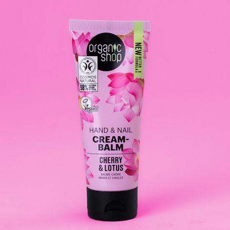 Foto do Produto Creme para as Mãos e Unhas - Cereja e Flor de Lótus Organic Shop