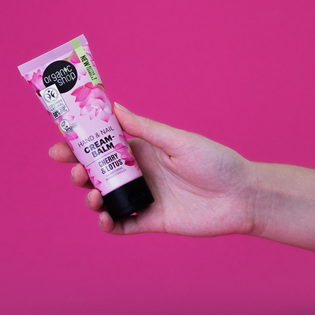Foto do Produto Creme para as Mãos e Unhas - Cereja e Flor de Lótus Organic Shop