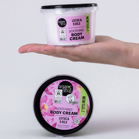Foto do Produto Creme Hidratante Corporal - Lótus e 5 Óleos Organic Shop