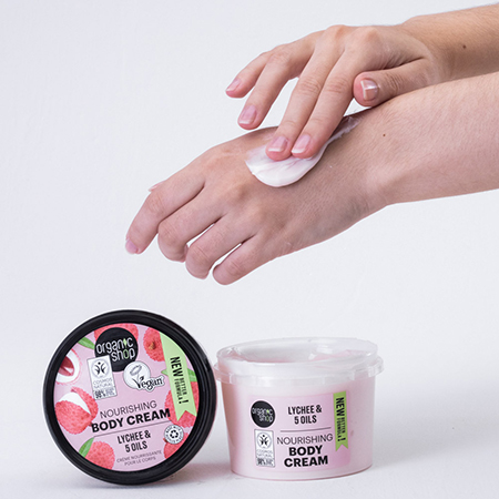 Foto do Produto Creme Hidratante Corporal - Lichia e 5 Óleos Organic Shop