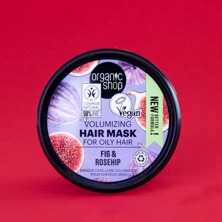 Foto do Produto Leave in para Máscara Capilar para Cabelo Misto ou Oleoso - Óleo de Rosa Mosqueta e Figo Organic Shop