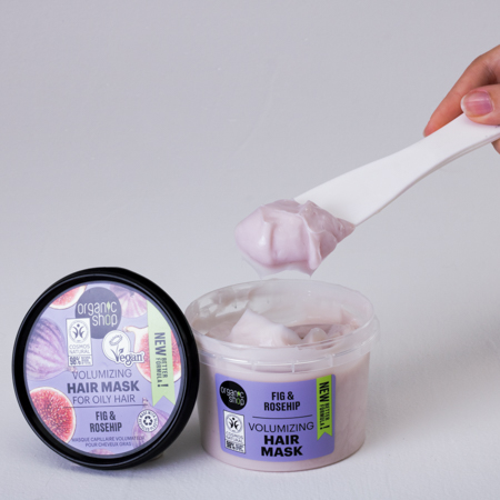 Foto do Produto Leave in para Máscara Capilar para Cabelo Misto ou Oleoso - Óleo de Rosa Mosqueta e Figo Organic Shop