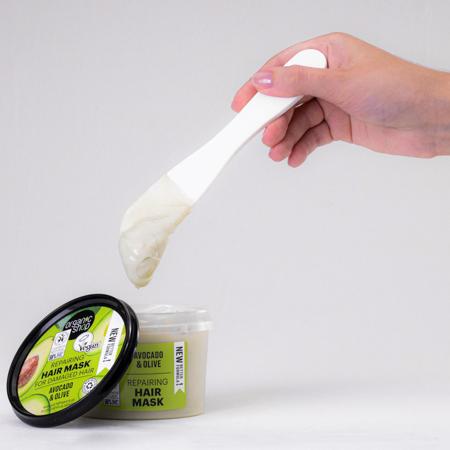 Foto do Produto Máscara de Reconstrução Capilar Vegano - Abacate e Oliva Organic Shop