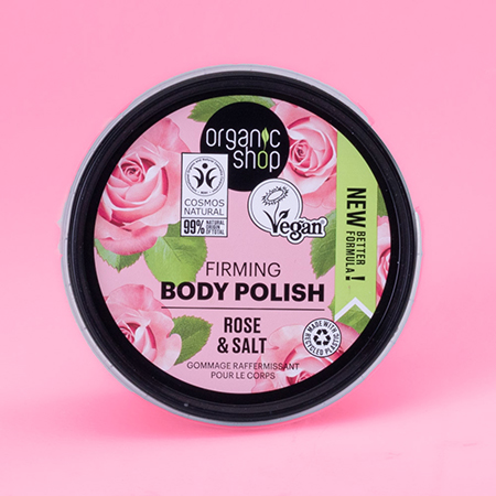 Foto do Produto Esfoliante Corporal Natural Intenso - Rosas e Sal Organic Shop