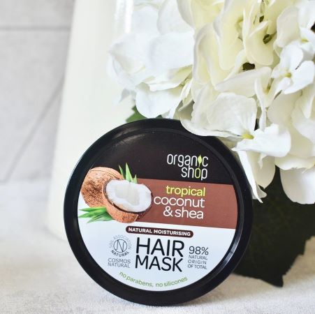 Foto do Produto Máscara de Hidratação - Óleo de Coco e Manteiga de Karité Organic Shop