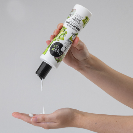 Foto do Produto Condicionador Hidratante Vegano para Cabelo Seco - Alcachofra e Brócolis Organic Shop