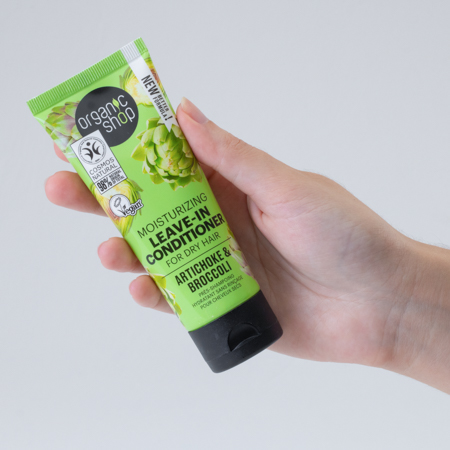 Foto do Produto Leave in para Cabelo Seco Vegano - Alcachofra e Brócolis Organic Shop