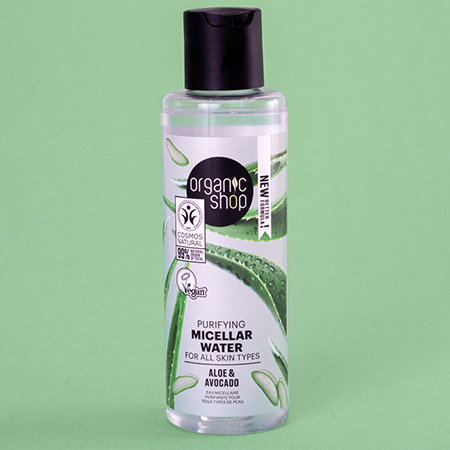 Foto do Produto Água Micelar - Aloe Vera e Abacate Organic Shop