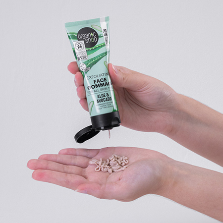 Foto do Produto Esfoliante para o Rosto - Aloe Vera e Abacate Organic Shop