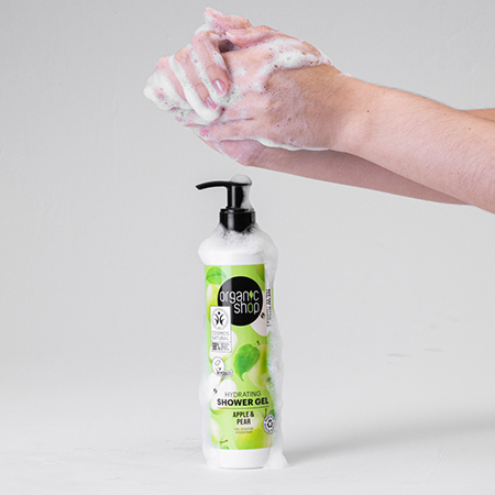 Foto do Produto Shower Gel Sabonete Líquido Corporal - Maçã e Pera Organic Shop
