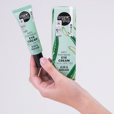 Foto do Produto Creme para Olheiras - Aloe Vera e Abacate Organic Shop