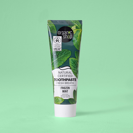 Foto do Produto Pasta de Dente Natural para Frescor Duradouro - Frozen Menta Organic Shop