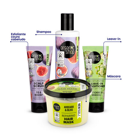 Foto do Produto Kit Ultra Avançado Cabelos Mistos Organic Shop
