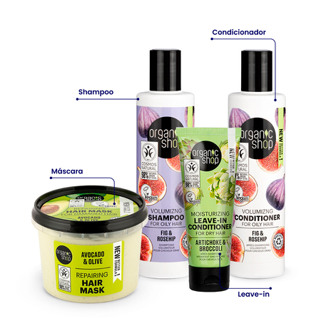 Foto do Produto Kit Supremo Cabelos Mistos Organic Shop