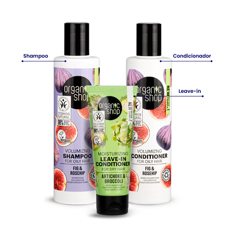 Foto do Produto Kit Essencial Cabelos Mistos Organic Shop